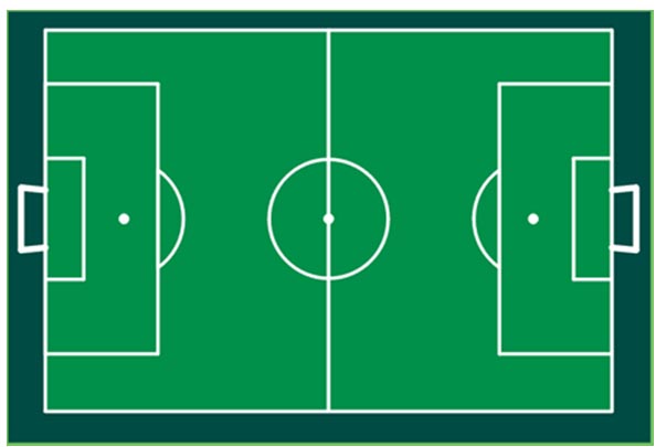 Sabes quais são as medidas de um campo de futebol?